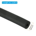 thumbnail image 2 of Uxcell 3mm ID x 9mm OD x 1m Long Pipe Insulation Foam Tube Cover Wrap Roll EPDM Tubing, Black, 2 of 8