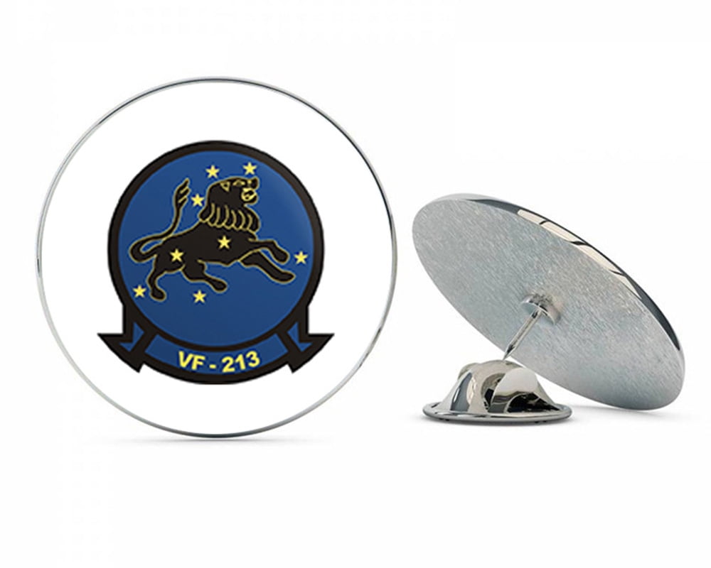 Veteran Pins Us Navy Vf 213 Black Lions Patch Military Veteran Usa Pride Served Gift Metal 0 75 Lapel Hat Pin Tie Tack Pinback Walmart Com Walmart Com