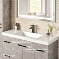 thumbnail image 6 of Eviva Lugano 42" Cement Gray Modern Bathroom Vanity with White Integrated Acrylic Sink, 6 of 7