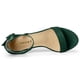 thumbnail image 4 of Sandalias de tacón Bajo con correa de tobillo Allegra K Verde 40, 4 of 7