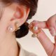thumbnail image 2 of 1 Par De Aretes Hipoalergénicos Para Mujer Joyería Coreana Luz Pendientes Geométricos, 2 of 4