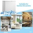 thumbnail image 6 of Giantex 5 Cu Ft Chest Freezer, Freestanding & Flip Top Chest Freezer w/ 7 Temperature Settings, Removable Sliding Basket Included, Compact Deep Chest Freezer, 6 of 6