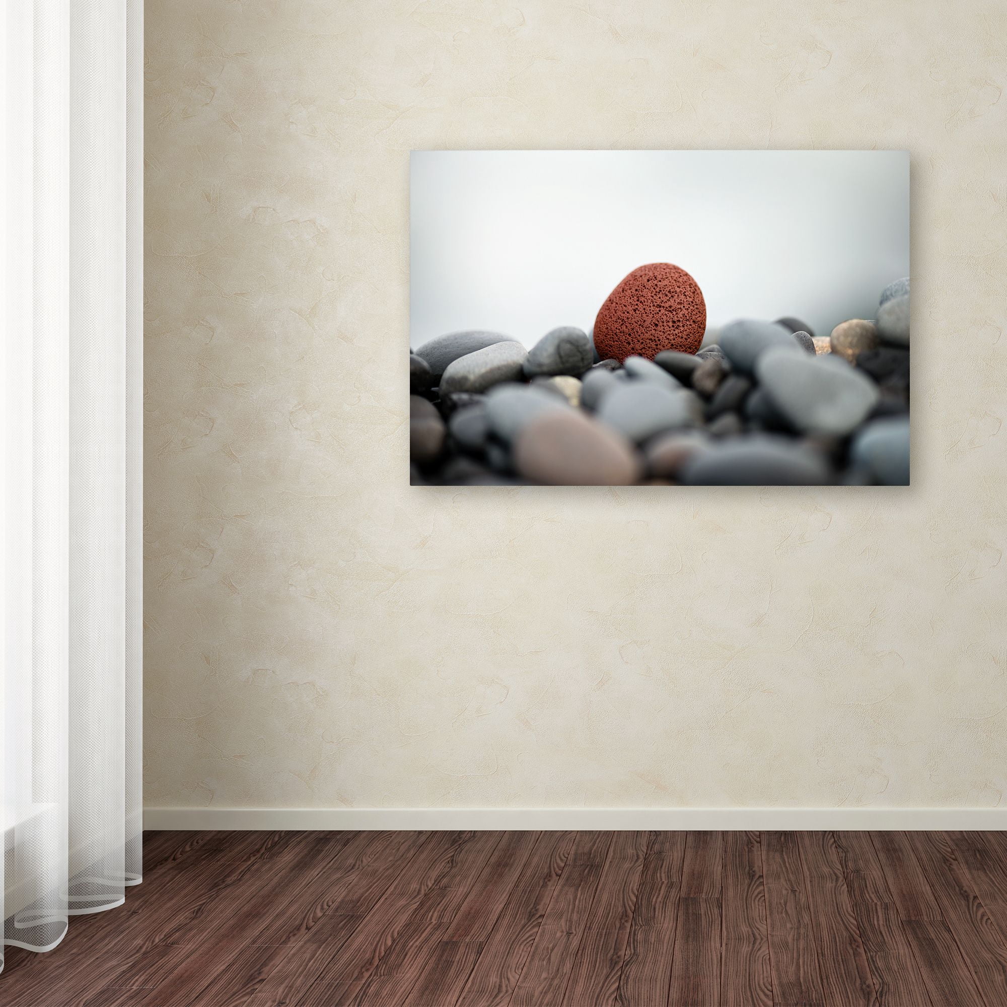 Trademark Fine Art "Red Stone" Canvas Art by Philippe Sainte-Laudy