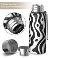 thumbnail image 2 of 20 Oz Black Modern Art Geometric Coffee Tumbler Double Wall Insulated Stainless Steel Water Bottle | Metal Reusable Thermoses Flask with Cup Cap | Leak & Sweat Proof with Anti-Dust Lid, 2 of 7