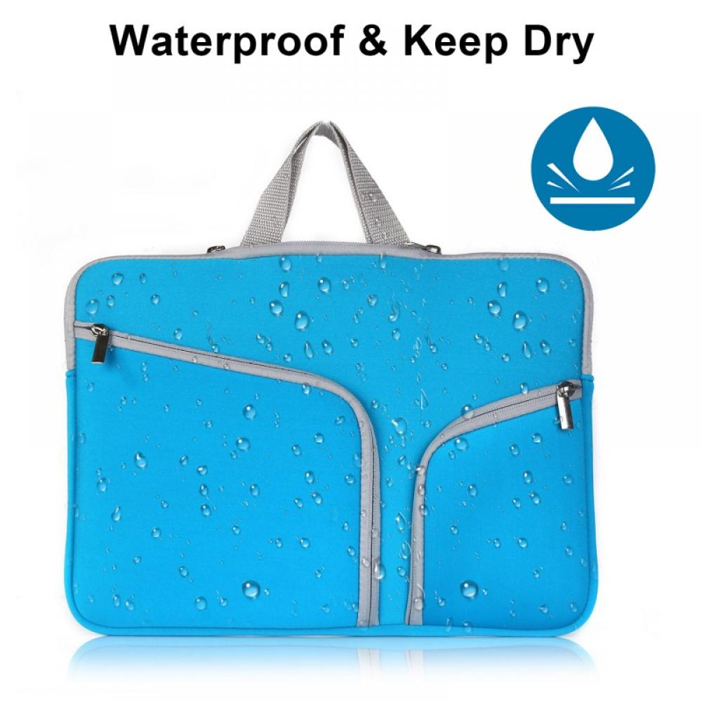 Laptop Sleeve 13 inch Sleeve Case - Sleeve Cover with Pocket for MacBook Pro 13 inch Sleeve and MacBook Air 13.3”, Laptop Bag 13 inch Display Size - Blue - image 2 of 5