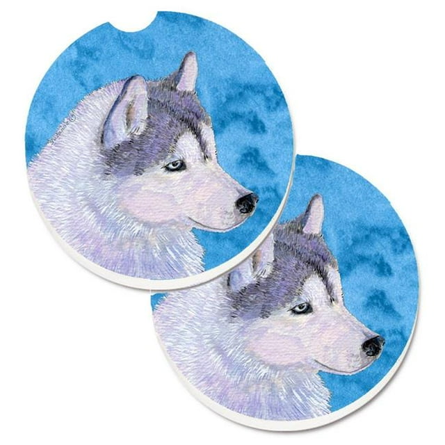 Ensemble Bleu Sibérien de Sous-Verres de Voiture Porte-Gobelet 2