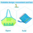 thumbnail image 4 of Paquete de 2 bolsas de playa de malla extra grandes para niños, bolsa de almacenamiento de malla plegable, bolsa de tormenta grande para juguetes de niños, TUNC Sencillez, 4 of 5