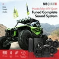 thumbnail image 2 of MB Quart MBQT-STG5-1 500 Watt STAGE 5 Tuned Waterproof Audio System with AM/FM, Bluetooth, Amplifiers, Subwoofer, & Enclosure, Honda Talon Compatible, 2 of 12