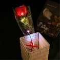 thumbnail image 2 of FNGZ 2024 Valentine's Day Gift Artificial Flowers 1 PC LED Glowing Rose Simulation Luminous Rose Valentines Party Gift Roses Red, 2 of 7