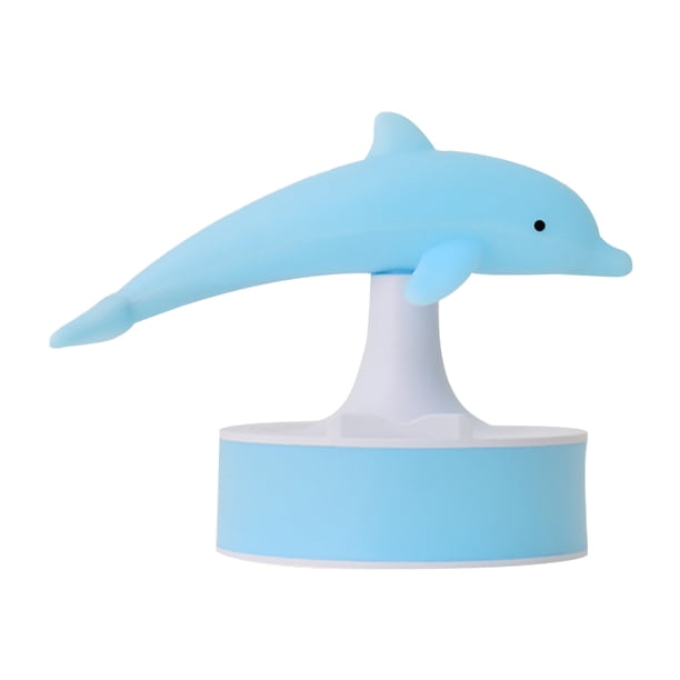 Lámpara de noche 3D Dolphin, luz suave, control táctil, accesorios para el hogar (B) Tmvgtek Para estrenar