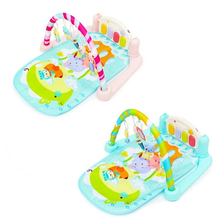 Moaere 5-in-1 Baby Infant Gym Activity Floor Play Mat Piano Musical Educational Toys