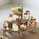 thumbnail image 4 of Estante de Madera para Cupcakes de 3 Estante de Exhibición de Cupcakes en Estante Semicircular para Pasteles y Postres, 4 of 5