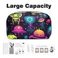 thumbnail image 3 of Alien Travel Organizer Oxford Cloth Waterproof Storage Pouch Hard Drive Bags Computer Cable Organizer Power Plug Travel Organizer Small 5.9x9.44x3.14 in, 3 of 6