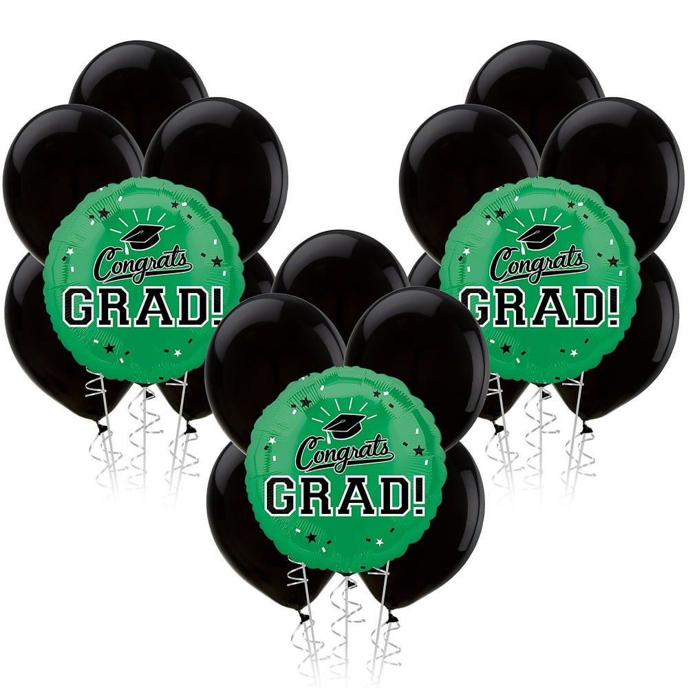 Party City Class of 2021 Blue Congrats Grad Balloon Kit, Graduation