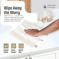 thumbnail image 4 of HEIRLOOM COMFORT Beige Decorative Dotted Kitchen Towels 16x26 Inch, 5 Pack, Soft, 100% Cotton, Absorbent & Fast-Drying Dish Towels with Tassels, Ideal for Cleaning, Drying Dishes, and Daily Use, 4 of 7