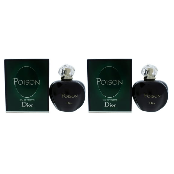 Christian Dior Poison - Pack of 2 - 3.4 oz EDT Spray