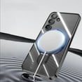 thumbnail image 4 of for Samsung Galaxy S25 Ultra Case with Stand Magnetic, Slim Magnetic Ring Stand Plating Case (S24Plus,Gold), 4 of 7