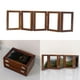 thumbnail image 4 of Marco de fotos con bisagras Marco de fotos plegable Mesa de madera rústica Marco plegable moderno Marcos de cinco pliegues Valentín Comedor, 4 of 9