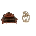 thumbnail image 1 of BELOVING Miniature Sofa Chair Model and Abstract Couple Figurine Creative Resin Sculpture for Micro Landscape Room and Bookcase Cafe Desktop Decorations Gift, 1 of 8