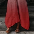 thumbnail image 7 of Gamivast Long Dresses for Women Oversized Baggy V Neck Long Sleeve Flowy Maxi Dress with Pockets Gradient Color Boho Dresses Casual Everyday Beach Dress, 7 of 7