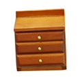 thumbnail image 4 of LEEYNEER Mini Bedside Cabinet Tiny Dollhouse Small Night Stand Table, 4 of 8