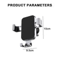 thumbnail image 2 of Soporte para teléfono móvil para coche, soporte manos libres con abrazadera, compatible con todos los teléfonos móviles, 2 of 6