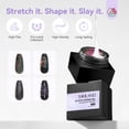 thumbnail image 4 of SAVILAND Pink & Purple Spider Gel for Nails: 2 PCS Glitter Spider Gel for Nail Art No-Wipe Unbreakable Paint Line Drawing Gels Sparkling Effect Manicure DIY Nail Designs Home, 4 of 6