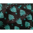 thumbnail image 4 of oneOone Silk Tabby Fabric Zig Zag|Leaves & Floral Artistic Printed Fabric 1 Yard 42 Inch Wide, 4 of 4