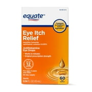 Equate Antihistamine Itch Relief Eye Drops, 0.34 fl oz