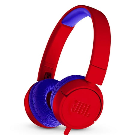 JBL JR300RED Kids On-Ear Headphones - Red (Best Headphones For 300 Pounds)
