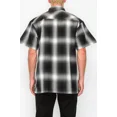 thumbnail image 6 of Victorious Men's Old School Plaid Flannel Short Sleeve Shirts VSS30 - BLACK - XL, 6 of 6