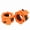 Orange, variant on 2Pcs Quick Release 2 Inch Barbell Collar Clamps Non-Slip Weight Bar Lock Clips For Gym Weightlifting Training Assorted Sporty Colors