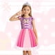 thumbnail image 2 of Vestido de princesa morado Costume HenzWorld con mangas onduladas, 9-10 Y, 2 of 6