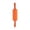 C003- Orange, variant on Kitchen Essential Gadget, Pink Small Rolling Pin with Silicone Handle, Lightweight Pizza Roller for Beginner Baker and Kids Baking Projects, Dishwasher Safe Easy Clean Silicone
