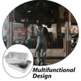 thumbnail image 3 of BESTYASH 2 Pcs Poêle d'Égouttage d'Huile en Acier Durable Argentée Résistante aux Fuites Poêle de Récupération d'Huile Automobile, 3 of 6