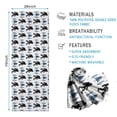 thumbnail image 2 of White Bigfoot and Pine Tree Pattern Hot Yoga Mat Towel Non Slip for Hot Yoga - Quick-Drying Yoga Mat Cover with 4 Corner Pockets with Travel Bag - Hot Yoga Towel Non Slip 70"x26", 2 of 6