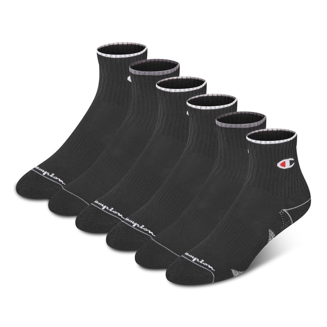 Calcetines Champion High Quarter para mujer, paquete de 6