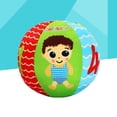 thumbnail image 2 of Pelota de peluche suave para agarrar a mano infantil Pelotas de juguetes educativos coloridos para bebés con campana para juegos en interiores y exteriores, 2 of 4