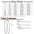thumbnail image 3 of Linen Pants Women Plus Size Women's Pants Spring Solid Color Lace-Up With And Linen All Straight Leg Casual Pants, S-5XL, 3 of 3