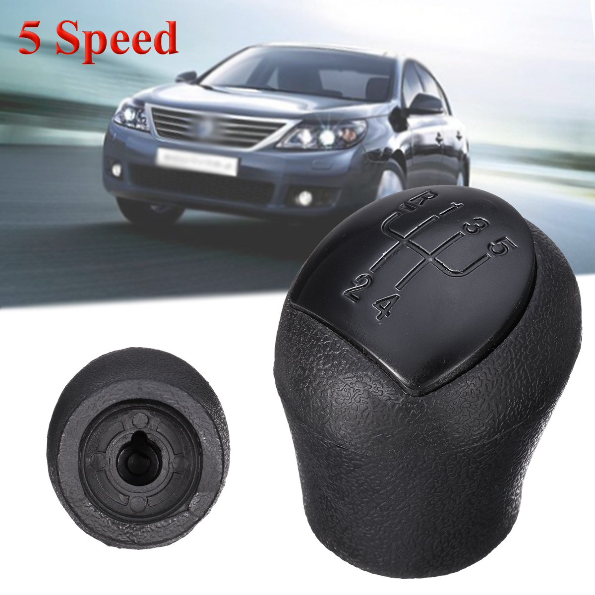 5 Speed Gear Knob Handle Manual Shifter for Renault Clio III Megane II