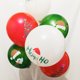thumbnail image 3 of 20 piezas/30 piezas de globos para árbol de Navidad de 10 pulgadas, globos verdes, rojos y blancos, decoraciones navideñas para el hogar, globos con estampado de Papá Noel y nieve, 3 of 5
