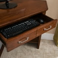 thumbnail image 2 of Leick Home Corner Computer Desk in Rustic Oak and Slate, 48-Inch, 2 of 7