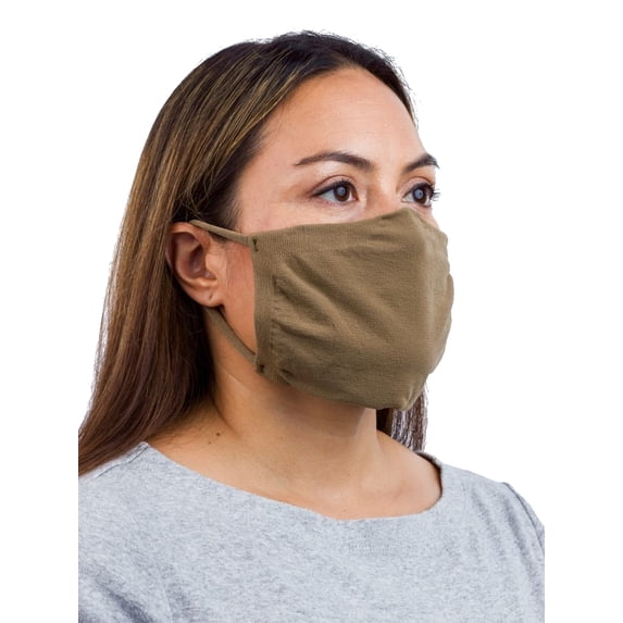 CoverOne Reusable Masks Coyote Brown Adult Regular - Case