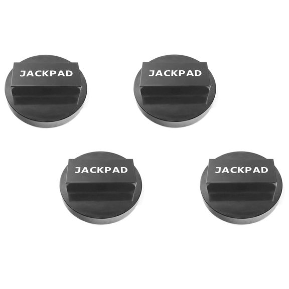 iFJF 4Pcs BMW Jack Pad Adapter Billet Anodized Black Aluminum for 135 335 535 E82 E88 Models