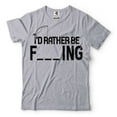thumbnail image 5 of I'D Rather Be Fishing Shirt Funny Fishing Tee Gift For Men Fishing Gifts Fisherman Shirt (Small Military Green), 5 of 6