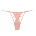 thumbnail image 4 of ZVNAΖH Women's Sexy G String Thongs, Valentine's Day Gifts, Couple Supplies, One Size, Floral Lace Panties Hollow Out See Though Panties, 4 of 6