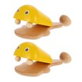 thumbnail image 1 of Shisuyan 2 Pcs Castanet pour Instruments de Musique avec Motif de Poisson pour Développer les Compétences Visuelles et Auditives, 1 of 8