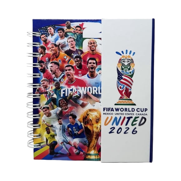 Libreta Luxo Mx Mundial 2026 Tapa Dura Espiral