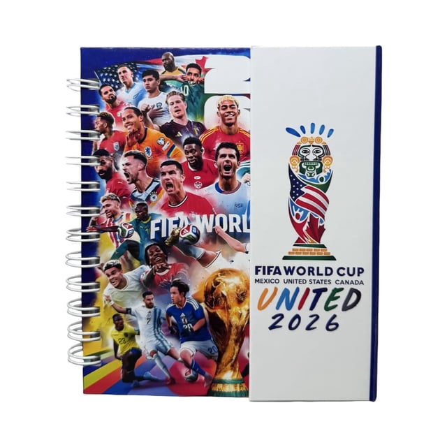 Libreta Luxo Mx Mundial 2026 Tapa Dura Espiral