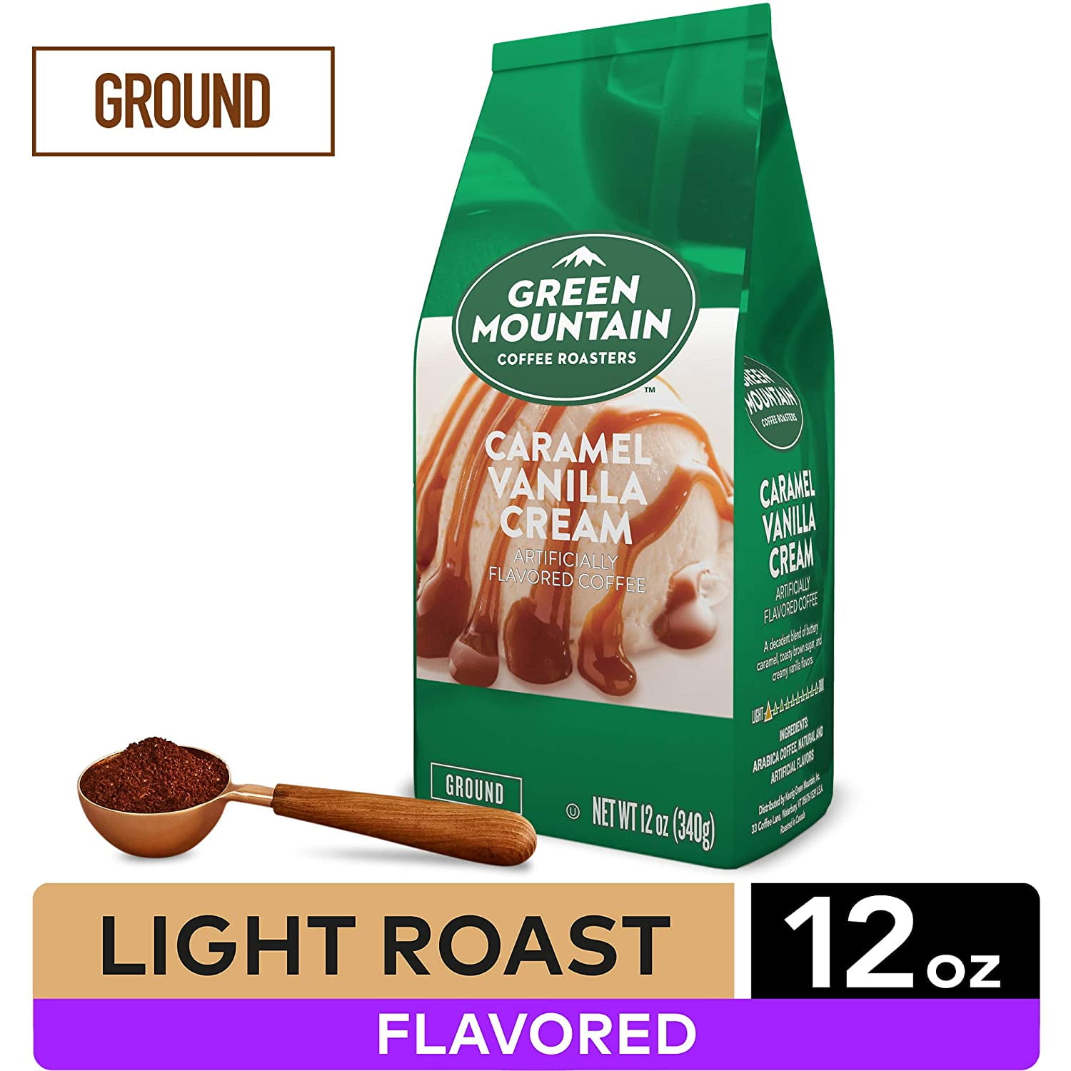 Green Mountain Coffee Caramel Vanilla Cream, Ground